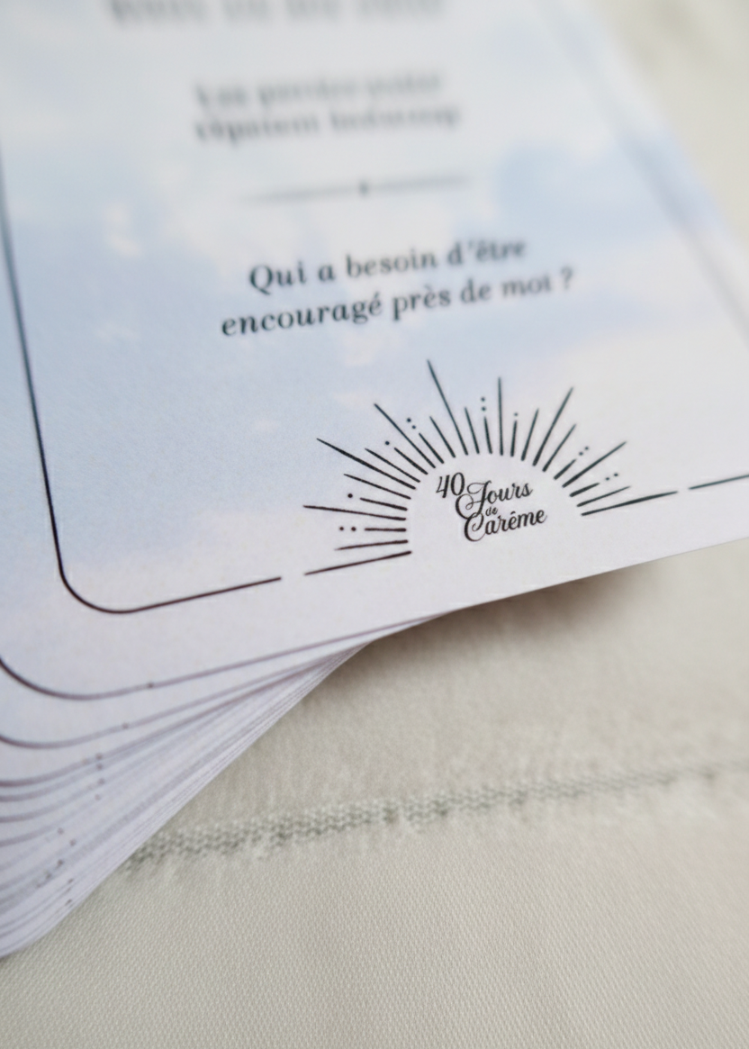 40 actions de Carême — Une intention par jour